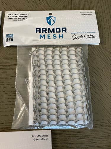New Silver/Gray Spyder Wire Armor Mesh