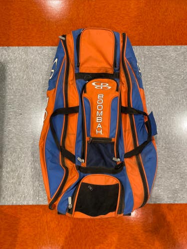 Orange Used Boombah Catcher's Bag