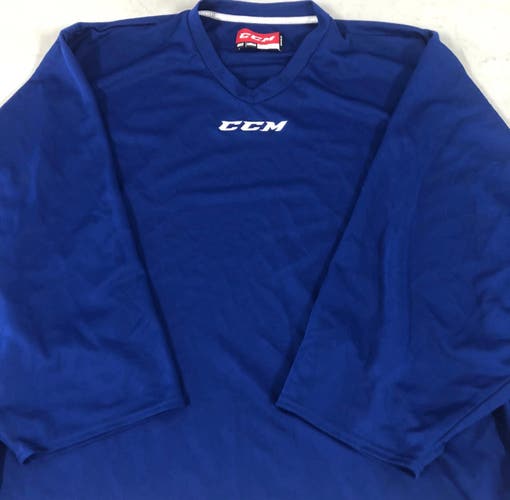 Blue Near news Men's CCM Goalie jersey