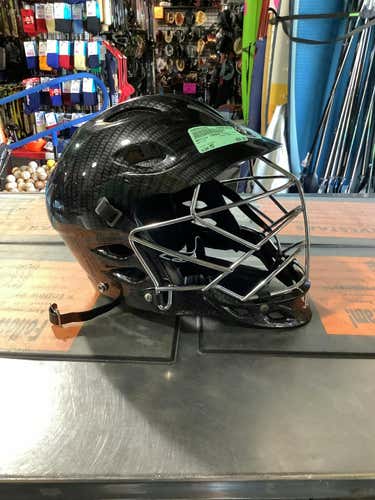 Used Warrior Carbon Fiber Md Lacrosse Helmets