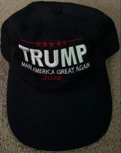 Donald Trump 2016 Make America Great Again Hat-Dark Blue-Adjustable back
