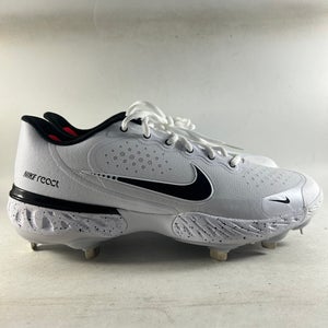 NEW Nike Alpha Huarache Elite 3 Mens Baseball Cleats White Size 10.5 CV3552-104