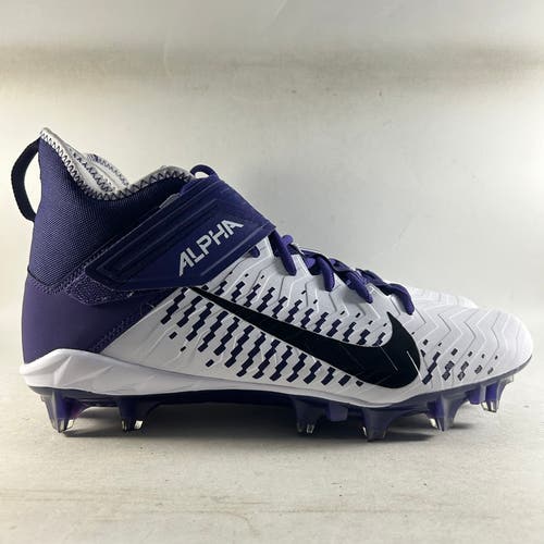 NEW Nike Alpha Menace Pro Mid 2 Men’s Football Cleats Purple Size 12 BV3945-104