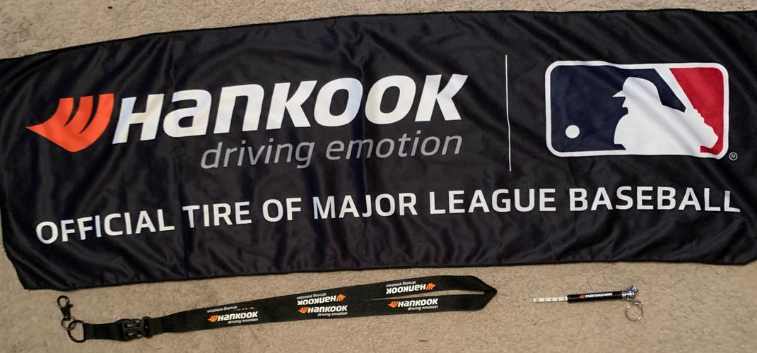 Hankook Banner 35" x 10" MLB Sponsor - For Auto/Tire Shops, Man Cave, Etc