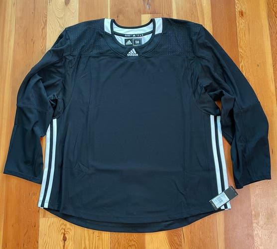 New Adidas Blank Hockey Practice Jersey | 58 Black