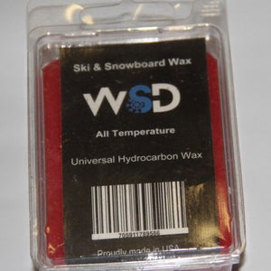 Ski Snowboard Wax 115 gram Universal Ski Wax All Temperature Hydrocarbon red new