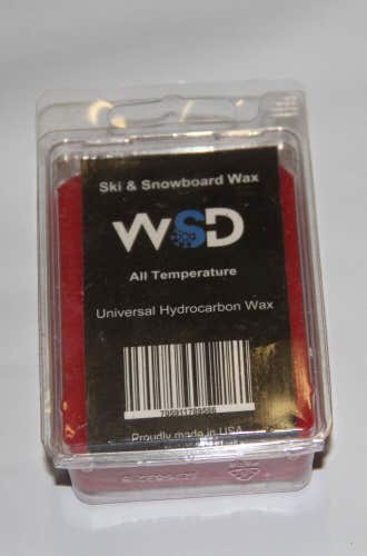 Ski Snowboard Wax 115 gram Universal Ski Wax All Temperature Hydrocarbon red new