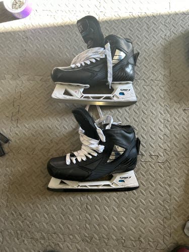 Used Senior True Pro Stock Custom Pro Hockey Goalie Skates