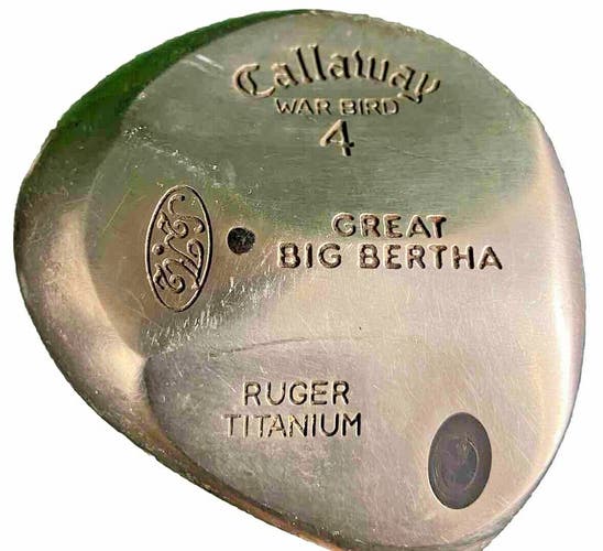 Callaway Great Big Bertha War Bird Ruger Ti 4 Wood 73g Penley Stiff Graphite RH