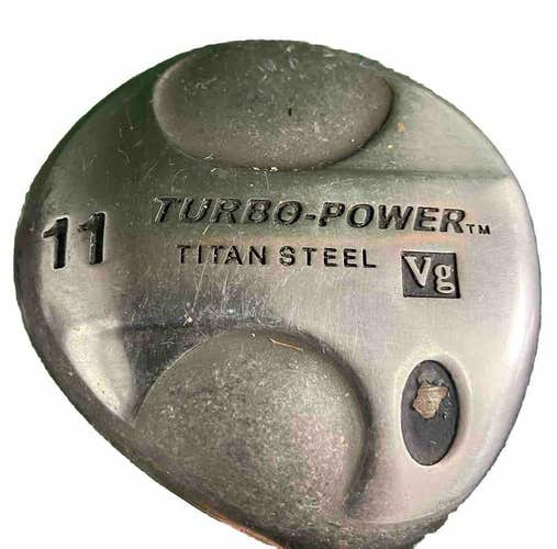Turbo Power Titan Steel 11 Wood Petite Ladies Graphite 37.5" Arthritic Grip RH