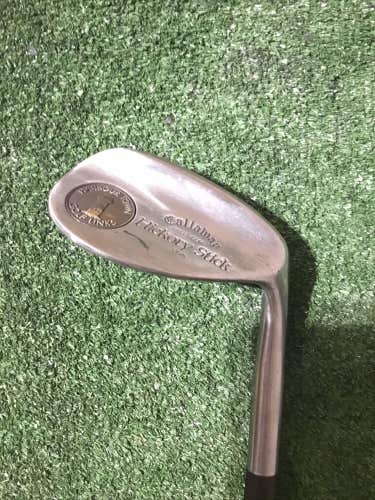 Callaway Hickory Stick Steel Core Second Wedge 56* Sand Wedge (SW) Wood Shaft