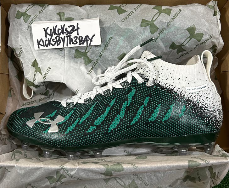 Under Armour Spotlight Lux MC Football Cleats Green Size