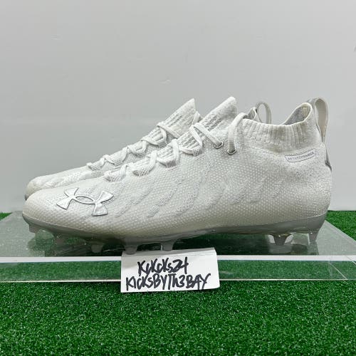 Under Armour Spotlight Lux MC Football Cleats White Size 13 Mens 3023959-101