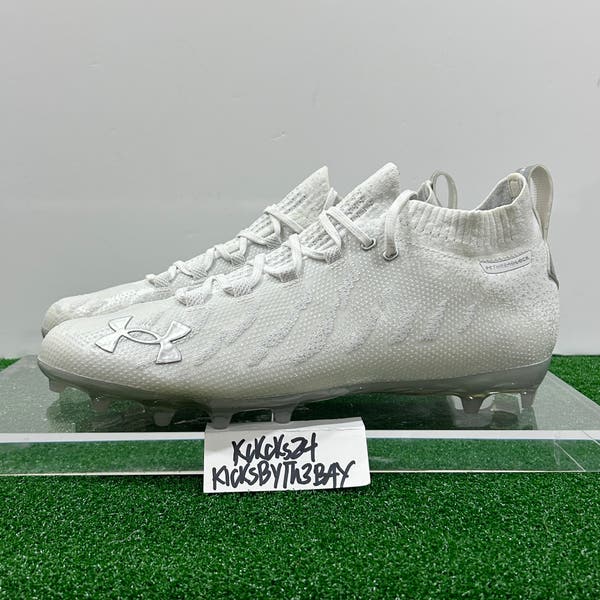 Under Armour Spotlight Lux MC Football Cleats White Size 13
