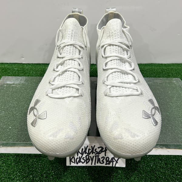 Under Armour Spotlight Lux MC Football Cleats White Size 13 Mens