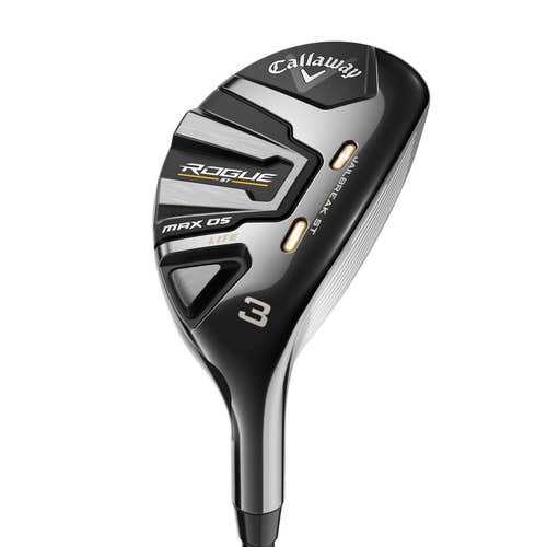 LEFT HANDED CALLAWAY ROGUE ST MAX OS LITE 4 HYBRID GRAPHITE 4.0 (LADIES) PROJECT X CYPHER BLACK 40