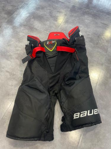 Black Used Senior Medium Bauer Vapor 2X Pro Hockey Pants