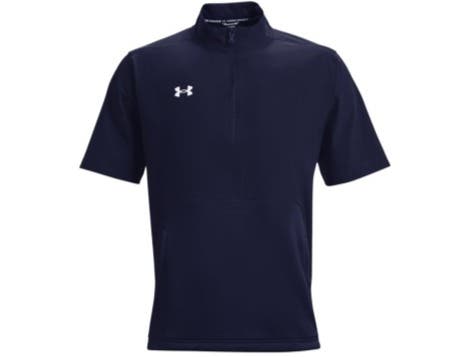 Men's Under Armour Navy Blue Motivate 2.0 Short Sleeve Coach's Jacket