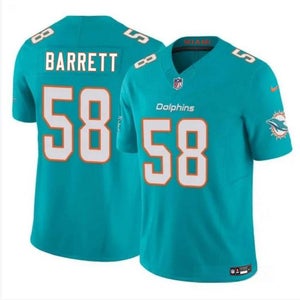 58 Shaquil Barrett Aqua F.U.S.E Vapor Limited Stitched Jersey -All Men Women Youth Size Available
