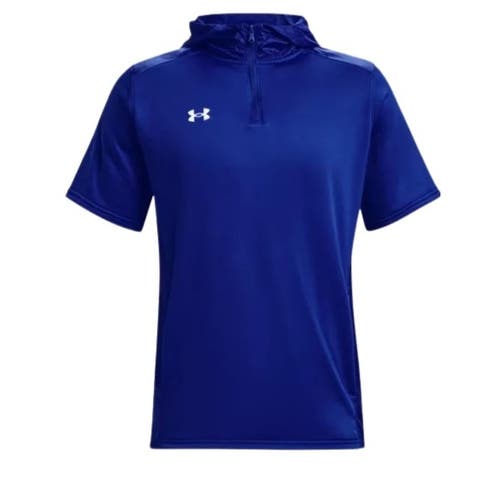 Under Armour Men's Royal Blue Command Short Sleeve Hoodie