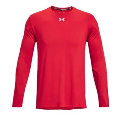Men's Under Armour Red Knockout Team Long Sleeve Shirt | SidelineSwap