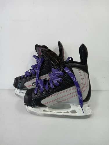 Used Bauer Ignite 22 Youth 12.0 Ice Hockey Skates