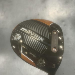 Used Callaway Maverik Max 3 Wood 3 Wood Regular Flex Graphite Shaft Fairway Woods