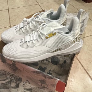 2023 Under Armour Men's UA Harper Low 7 ST Steel Metal Adult Baseball Cleats New