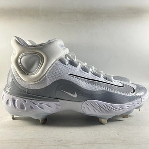 NEW Nike Alpha Huarache Elite 4 Mens Baseball Cleats White Size 10.5 FD2744-102
