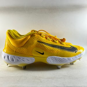 NEW Nike Alpha Huarache Elite 4 Metal Baseball Cleats Yellow Size 11 DR6851-701