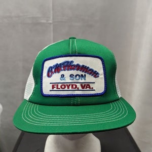 C.W. Harman & Son Mesh Snapback Patch Hat Floyd, VA K-Products