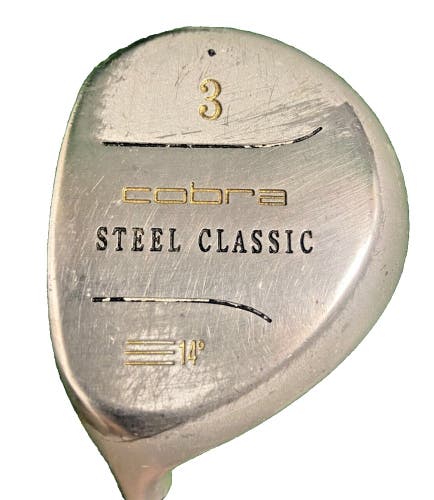 Cobra Steel Classic 3 Wood 14 Degrees Left-Handed Firm Flex Graphite 43 In. LH