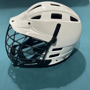 White Used Adult Cascade CPV Helmet