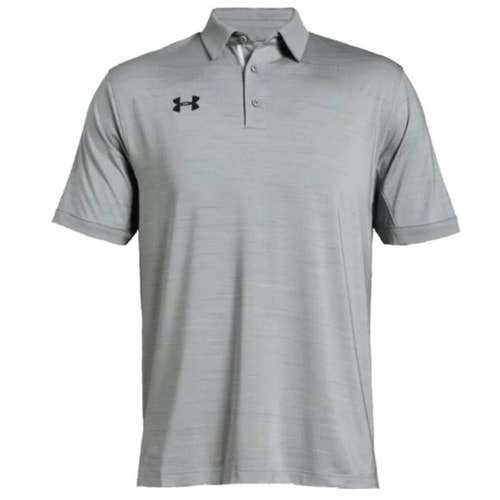 Men's Light Grey Under Armour Elevated Polo
