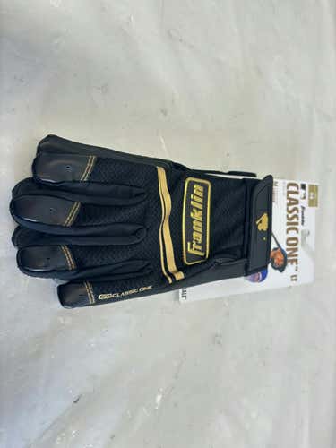 New Franklin Classic One Lt Gold Md Batting Gloves