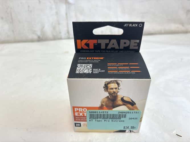 New Kt Tape Pro Extreme Jet Black 20 Strips
