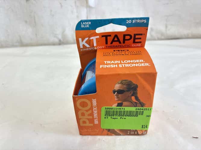 New Kt Tape Pro Synthetic Laser Blue 20 Strips