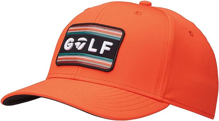 NEW 2024 TaylorMade Sunset Golf Snapback Orange Golf Hat/Cap