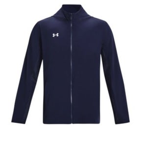 Men's Under Armour Navy Blue Squad 3.0 Warm-Up Full-Zip Jacket
