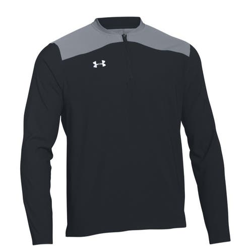 Men's Black Under Armour Cage Jacket - Long Sleeve