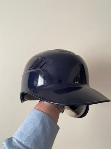 Rawlings Coolflo Singe ear Flap Batting Helmet Navy Blue 7 1/4