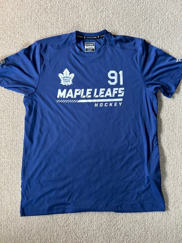 Team Issue Toronto Maple Leafs John Tavares 91 Performance Tee (Sz. XL)