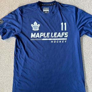 Team Issue Toronto Maple Leafs Max Domi 11 Performance Tee (Sz. L)
