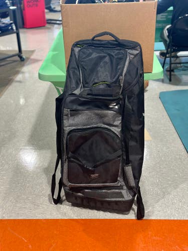 Black Used Easton Catcher's Bag Roller bag