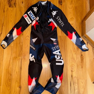 New 2024 US Ski Team Kappa Ski Suit FIS Legal (Padded)