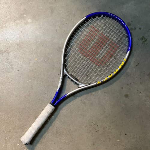 Wilson Impact Titanium Tennis Racquet 4 1/4 Grip