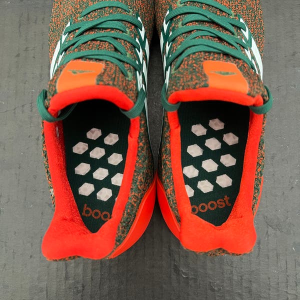 adidas gazelle silver green womens Signal Orange Ultraboost Trainers – Fashercise main image 0