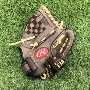 Used Kid Pitch (9YO-13YO) Rawlings Highlight Series Right Hand Throw Pitcher's Baseball Glove 10"