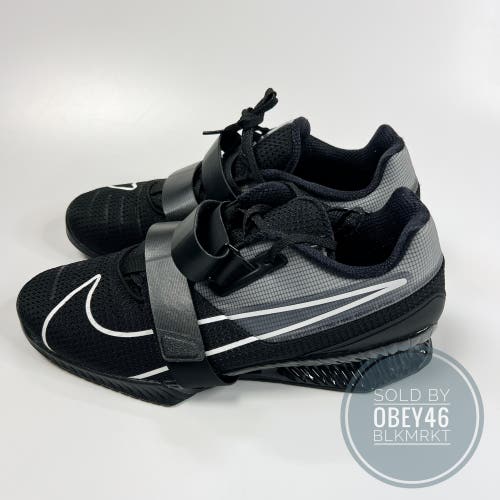 Nike Romaleos 4 Black White Weightlifting Shoes 12.5