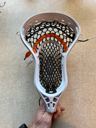 String King Mark 2V strung lacrosse head